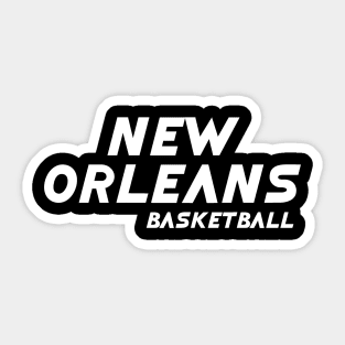 New Orleans Basketball Sticker